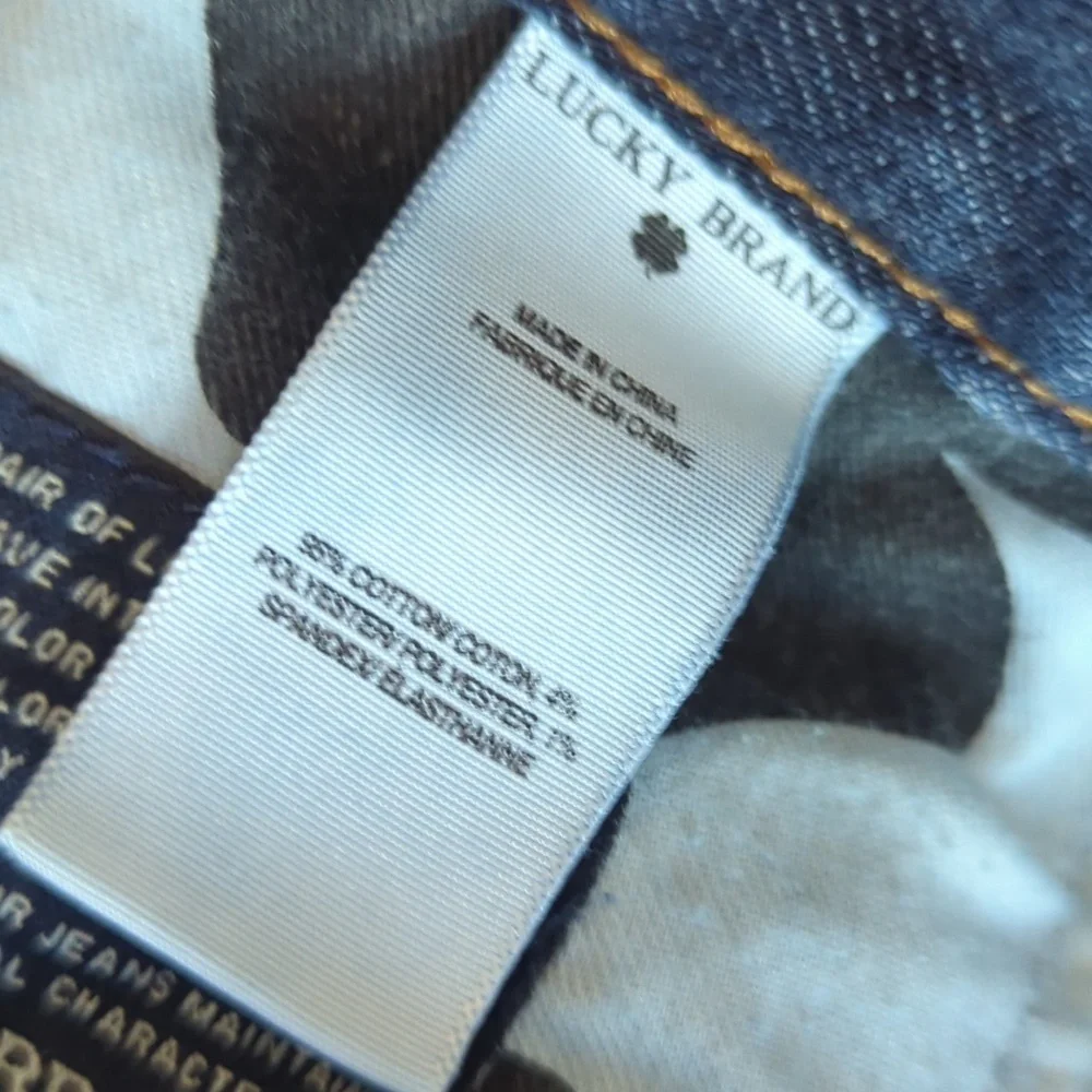 Lucky Brand Men's 329 Classic Straight Leg Dark Wash Denim Jeans Size 36W x 32L